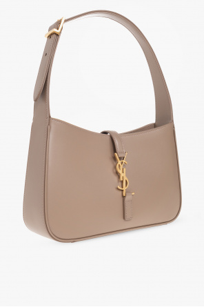 [Saint Laurent]★大人気★Le 5 A 7 Mini Hobo Leather★関税無 Saint Laurent Le 5 À 7 mini hobo bag for Women - Black in